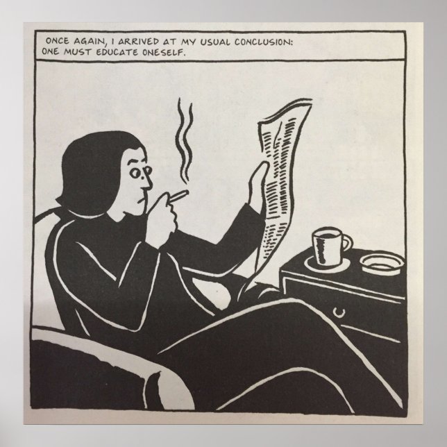 Poster Persépolis - Eduquer soi-même (Devant)