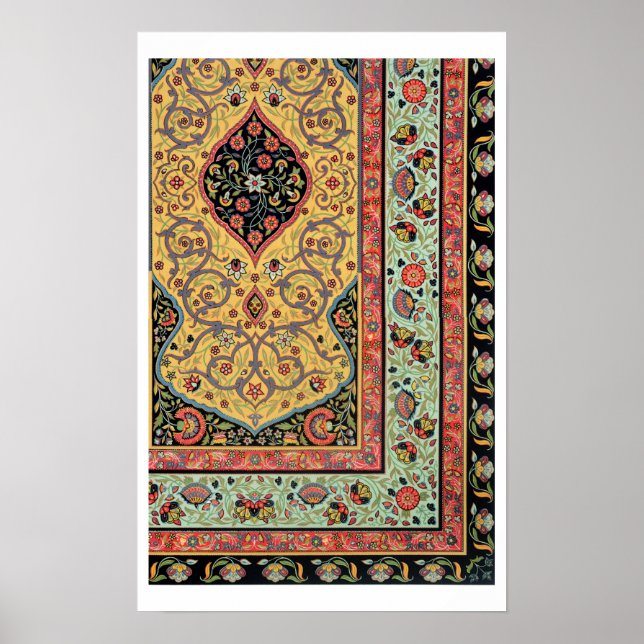 Poster Persian Decoration, plate XXV from 'Orn polychrome (Devant)