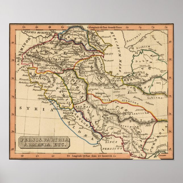 Poster Persis, Parthia, Arménie (Devant)