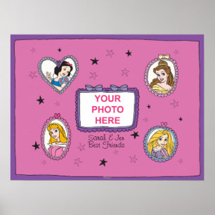 Poster personnalisable Disney Princess