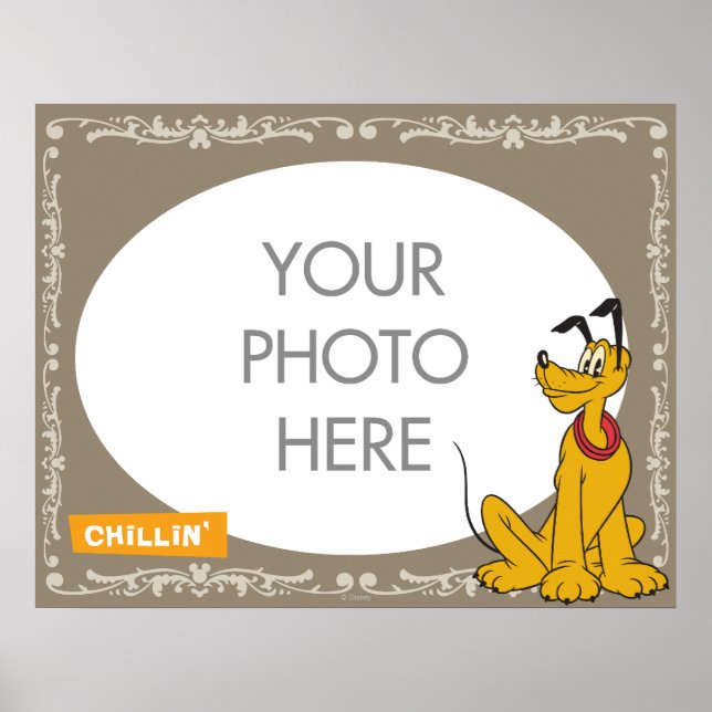 Poster Personnalisable Pluto (Devant)