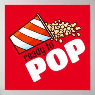 Poster Personnalisable prêt à POP