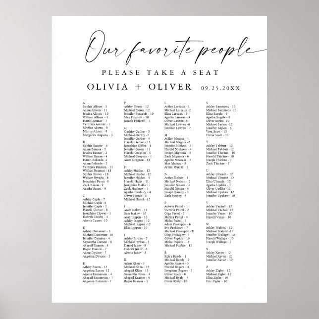 Poster Personnalisé (Devant)