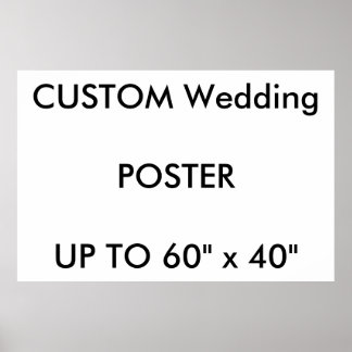 Poster personnalisé 48" x 32" Paysage ÉPAIS