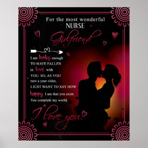 Poster Personnalisé À Mon Magnifique Infirmière