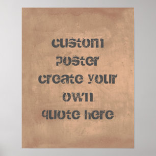 poster personnalisé ajouter votre propre devis