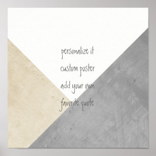 poster personnalisé ajouter votre propre devis géo