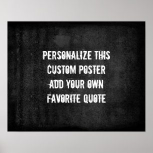 poster personnalisé ajouter votre propre devis gri