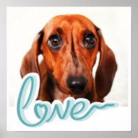 Poster personnalisé avec typographie bleue moderne