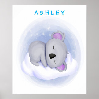 Poster personnalisé Baby Koala