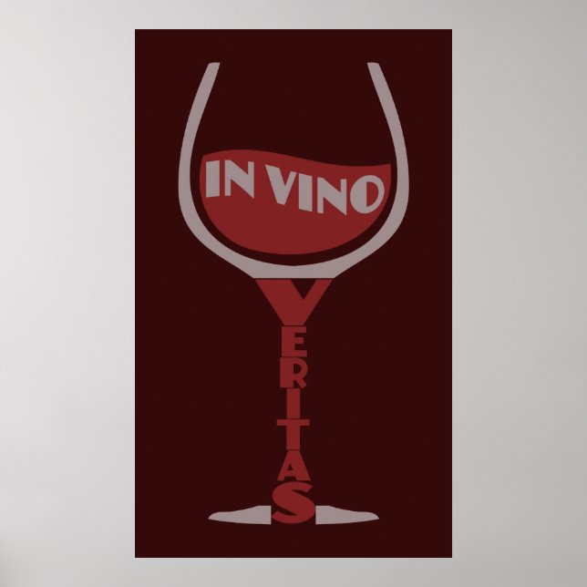 Poster personnalisé dans Vino Veritas (Devant)
