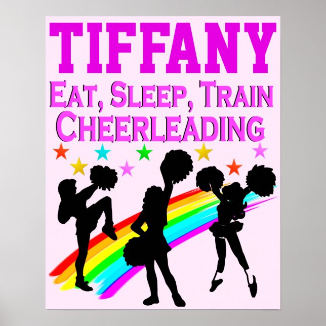 POSTER PERSONNALISÉ DE CHEERLEADLEADE ROSE (Devant)