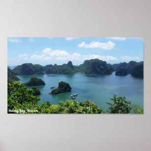 Poster personnalisé de Halong Bay, Vietnam