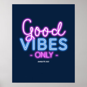 Poster personnalisé de la typographie des signes G