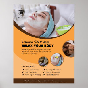 Poster personnalisé du Centre spa