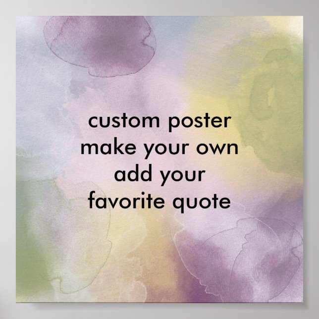 poster personnalisé faire votre propre ajouter vot (Devant)