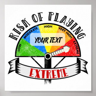 Poster Personnalisé Funny Sport ou design musical