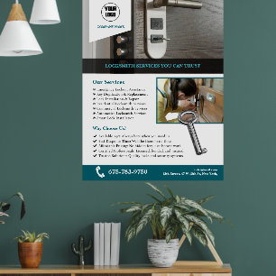 Poster personnalisé Locksmiths Services