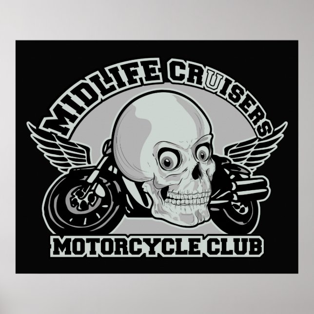Poster personnalisé Midlife Cruisers MC (Devant)