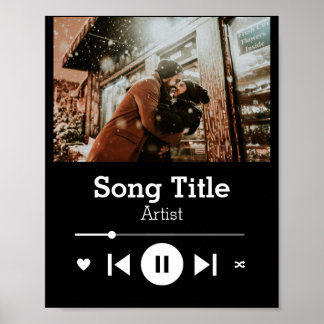 Poster Personnalisé Notre Chanson