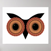 Poster personnalisé Owl Eyes