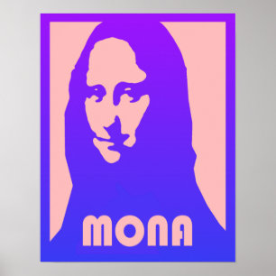 Poster personnalisé Pop Art Mona Lisa