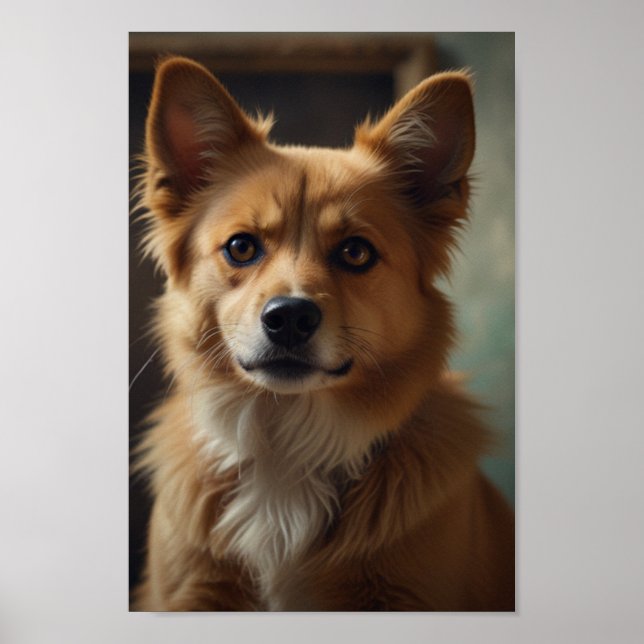 Poster personnalisé Portrait pour animaux (Devant)