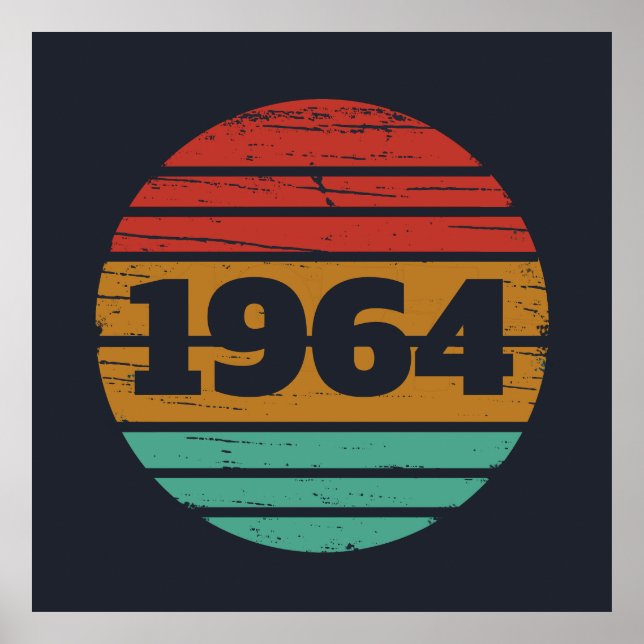 Poster Personnalisé soixante cadeaux de 60e anniversaire  (Devant)