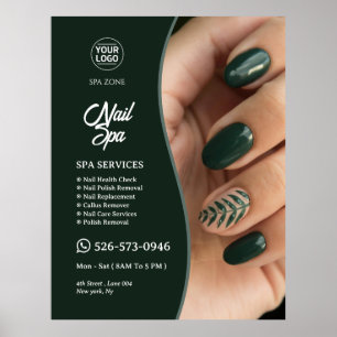 Poster personnalisé Spa à ongles