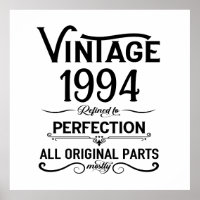Personnalisé Trente vintage 30e anniversaire