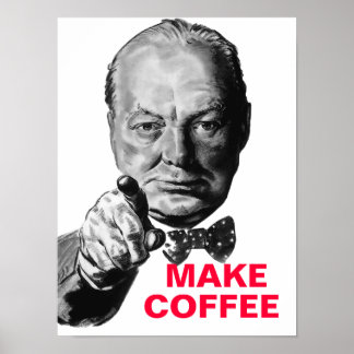 Poster personnalisé Winston Churchill