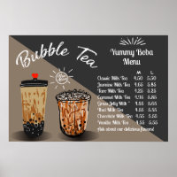 Personnaliser Bubble Tea Boba Donut Shop