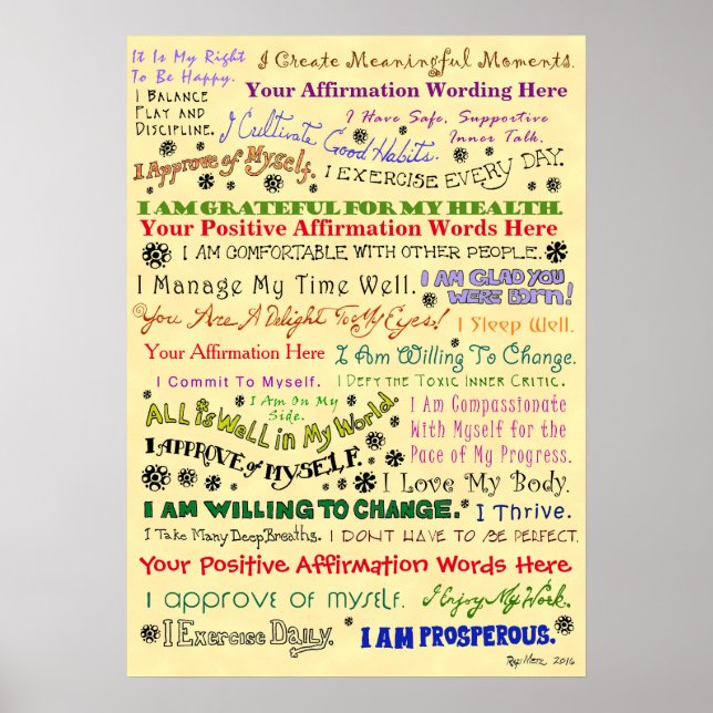 Poster Personnaliser cette déclaration biologique (Devant)