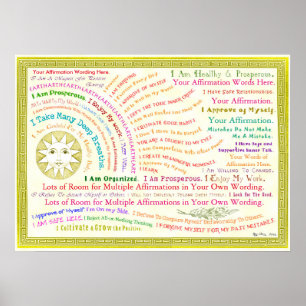 Poster Personnaliser de cette déclaration Sunrise