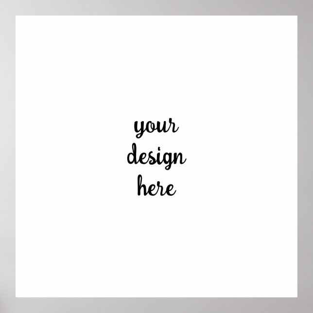 Poster Personnaliser ou Customiser (Devant)