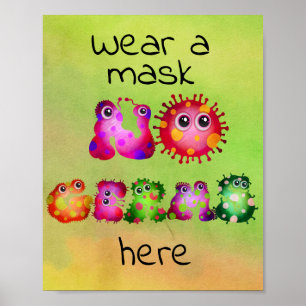 Poster Personnaliser sur les microbes