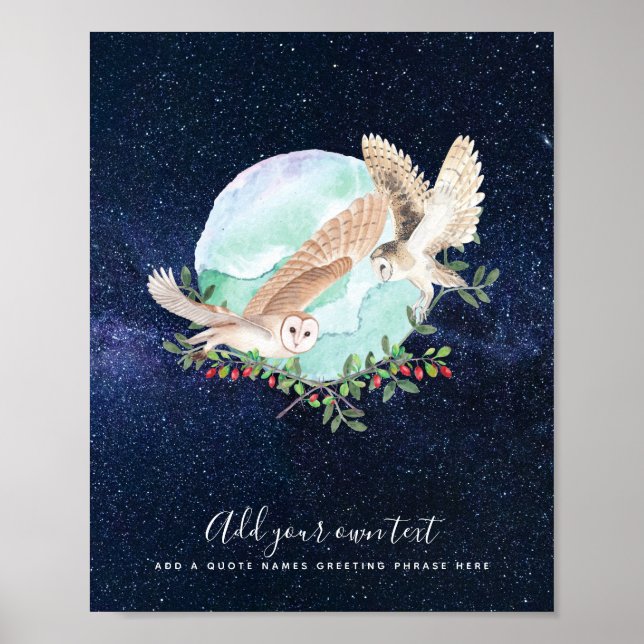 Poster Personnalité d'Owls (Devant)
