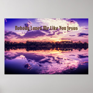 Poster "Personne Ne M'Aime Comme Toi Jésus"