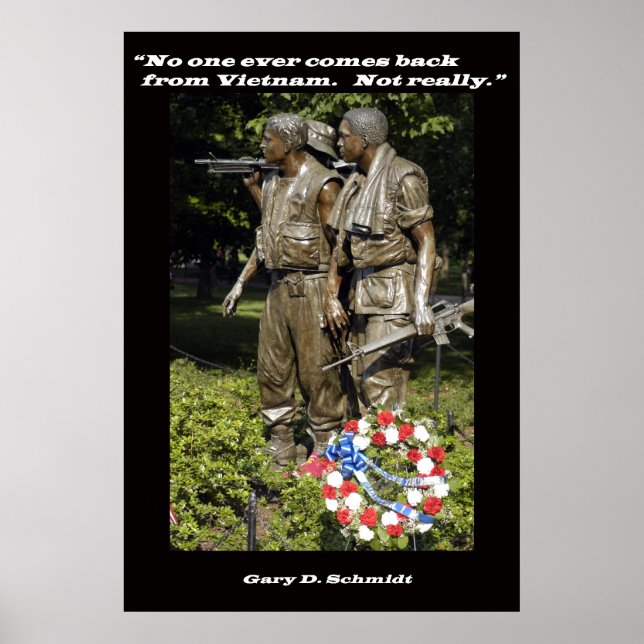 Poster Personne ne revient jamais du Vietnam (Devant)