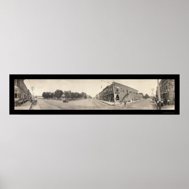 Poster Personnes de Glenwood IA Photo 1908 (Devant)