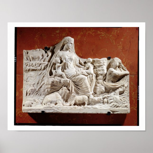 Poster Personnification de la mère terrestre, allégorique (Devant)