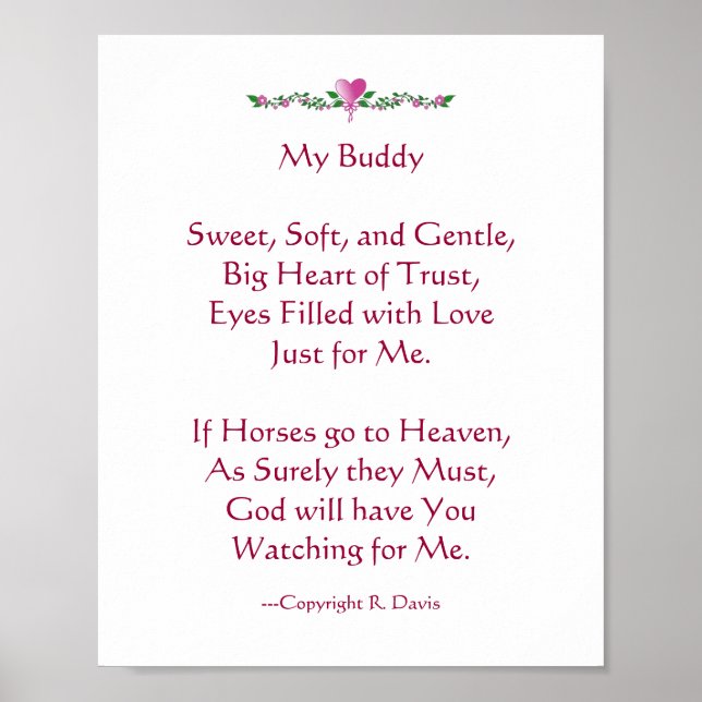 Poster Perte de la sympathie du cheval (Devant)