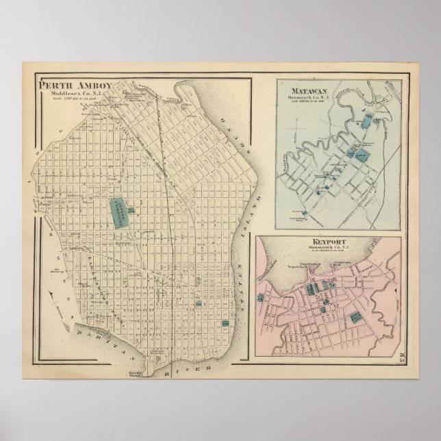 Poster Perth Amboy, NJ (Devant)