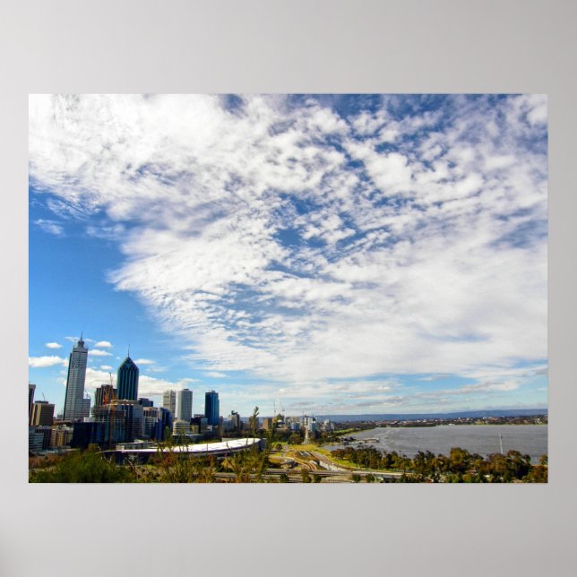 Poster Perth Dimanche en août Imprimer (Devant)