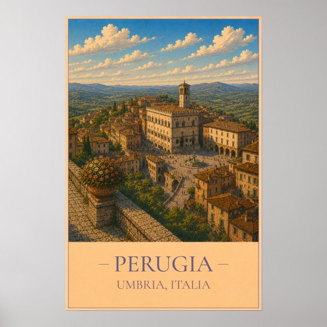 Poster Perugia (Devant)