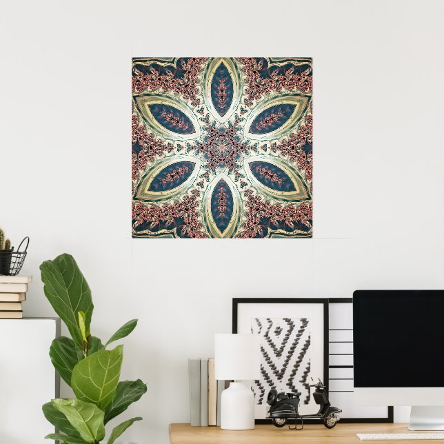 Poster Pétales Célestes de l'Infini  (Bureau à domicile)