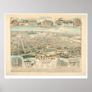 Poster Petaluma, CA. (1314A)