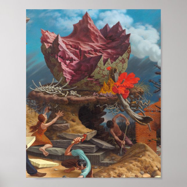 Poster Peter Blume - Le Rocher (Devant)