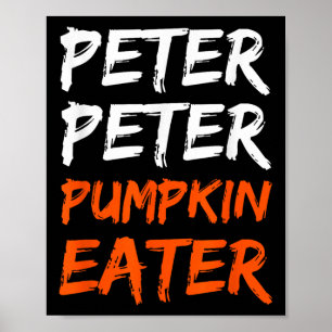 Poster Peter Citrouille Costume Mangeur Halloween