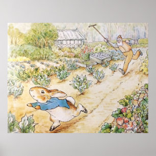 Poster Peter le lapin dans le jardin de M. Mc Gregor